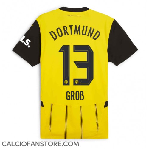 Maglia Calcio Borussia Dortmund Pascal Gross #13 Prima Divisa 2024-25 Manica Corta